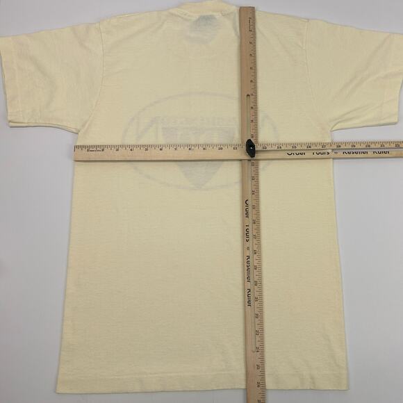 Vintage 80s Washington DC T Shirt Mens S Small Ivory Travel Tourist Tourism Tee - Picture 11 of 11